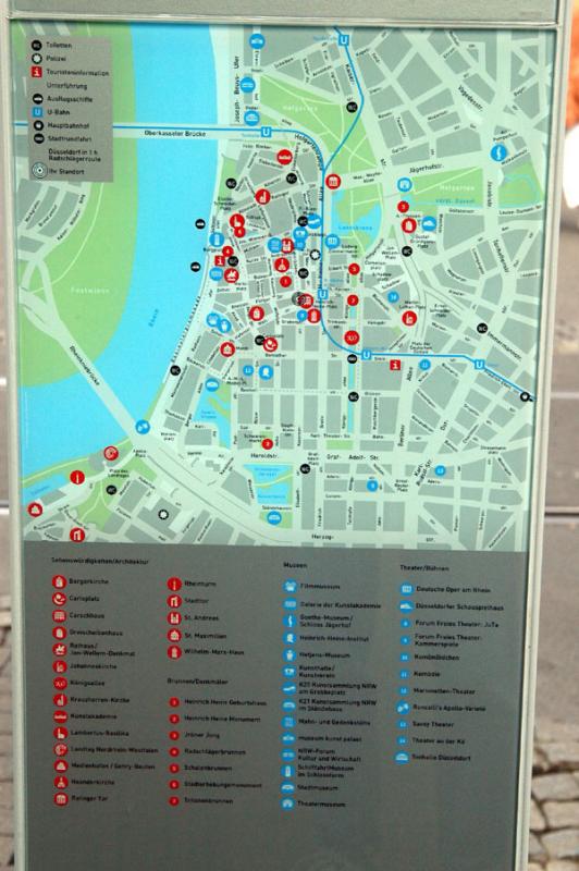 Map of Dsseldorf