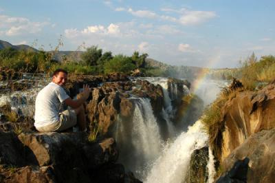 Eckhart at Epupa Falls