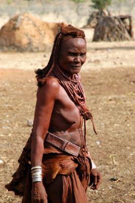 Old Himba woman