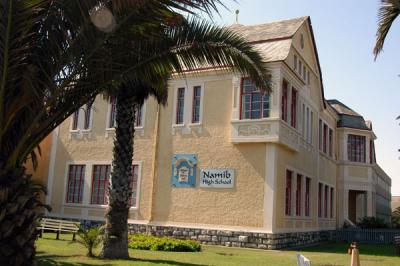 Namib High School, built in 1913 during the German colonial era
