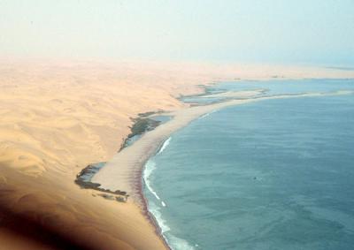 Approaching Sandwich Harbour, Namibia