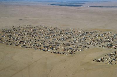 Settlement of small dwellings on the outskirts north of Swakopmund