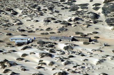 Remote outpost in the Sperrgebiet around 55nm north of Lüderitz, perhaps Saddle Hill