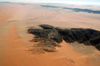 Heading inland across the southern Sperrgebiet towards Fish River Canyon