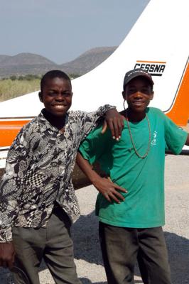 Local kids in Opuwo