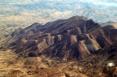 Flying between Opuwo and the Skeleton Coast