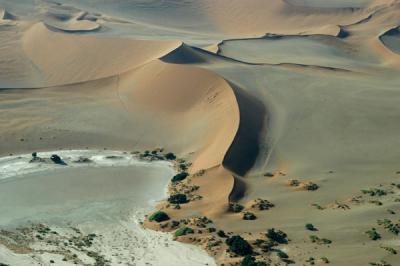 The dune we climbed at Sossusvlei