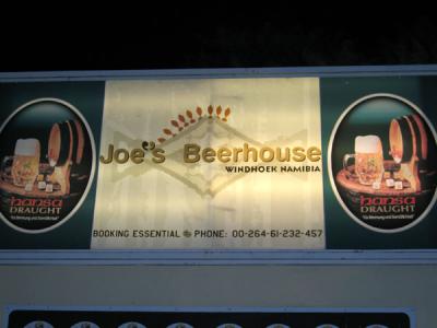 Joes Beerhouse, Windhoek, Namibia