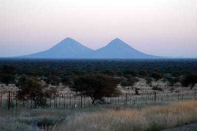 Omatako Mountains, which is Herero for butt