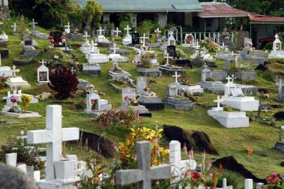 Glacis Cemetary, north Mah Island, Seychelles