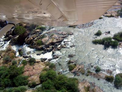 Low pass over Epupa Falls