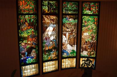 Stained glass, Gellert Hotel