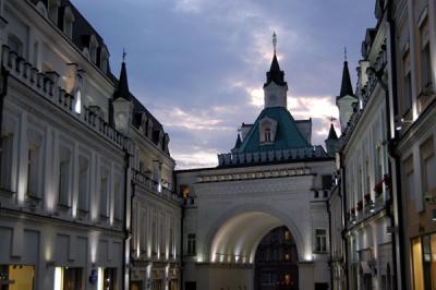 Fashionable Tretyakovskiy Proyezd, Moscow