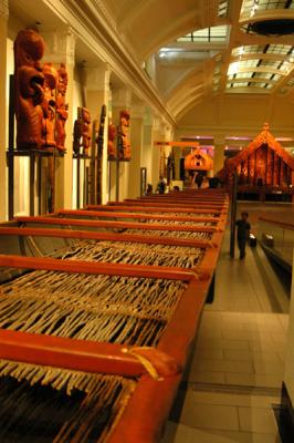 Maori War Canoe could hold 100 warriors