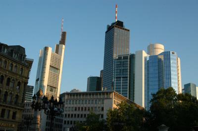 Skyscrapers surrounding Opernplatz, Frankfurt am Main