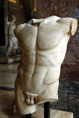 Torso of an athlete (diadumne) ca 2nd C. AD