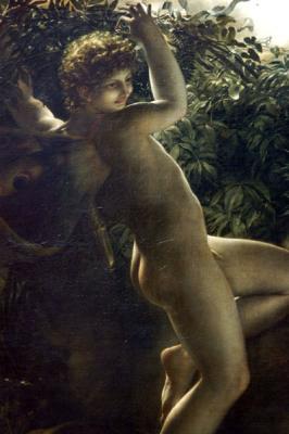 Zephyr moving a branch from The Slumber of Endymion