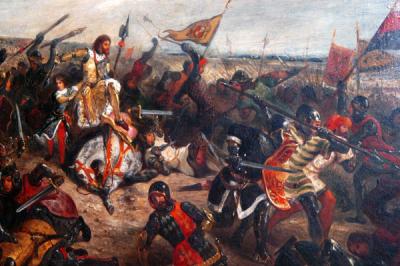 1356 Battle of Poitiers, 1830, Eugne Delacroix (1798-1863)
