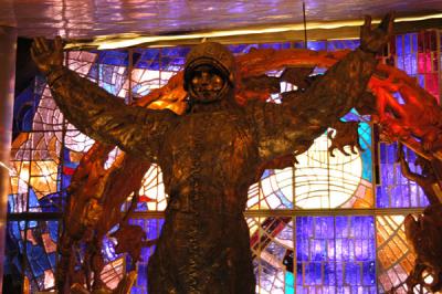 Cosmonaut memorial in the museum