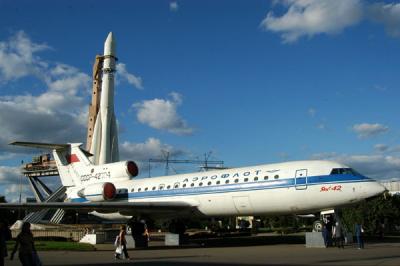 YaK-42 and the Vostok (R-7) Rocket, VDNKh