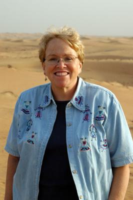Mom in the desert