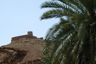 Al Qala Fort on a hilltop above Bukha, Oman