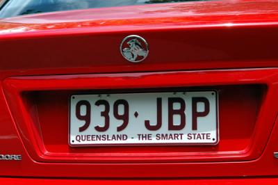 Queensland - the Sunshine State license plate