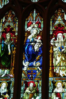 Stained glass, St. Marys Cathedral, Sydney