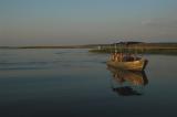 A tourboat on the Chobe River