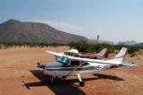 Our 182's at Epupa Falls