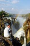 Eckhart at Epupa Falls, Namibia