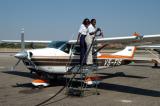 Getting fuel at Katima Mulilo