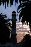 Lighthouse at dusk