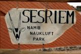 Sesriem entrance to Namib Naukluft National Park