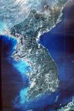Satellite view of the Korean Peninsula