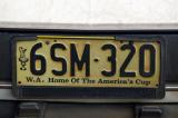 Western Australia, Home of the Americas Cup license plate