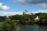 Trenčn on the Vh River is dominated by its castle