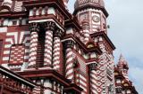 The distinctive 1909 Jami-ul-Alfar Mosque, Bankshall & 2nd Cross St, Pettah