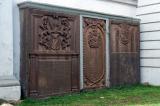 Tombstones along the exterior of Wolvendaal Church