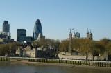 The Tower of London and Swiss Re Tower