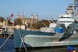 HMS Belfast and the Tower of London