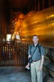 Roy and the reclining Buddha