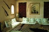 Recreation of an Arabian sitting room
