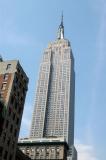 The Empire State Building, 1454 ft tall