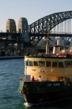 Sydney Ferry Lady Herron and the Sydney Harbour Bridge