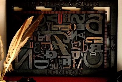 planche typographique 