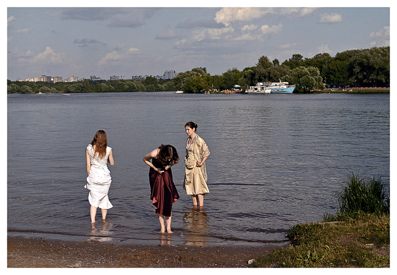 Evening on Moscow-River