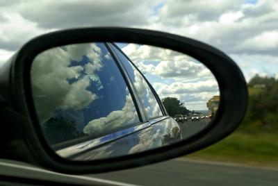 Road with clouds