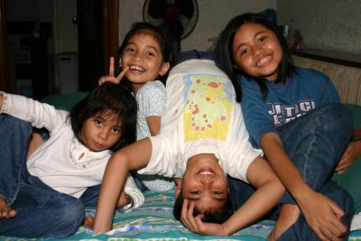 Goofing around