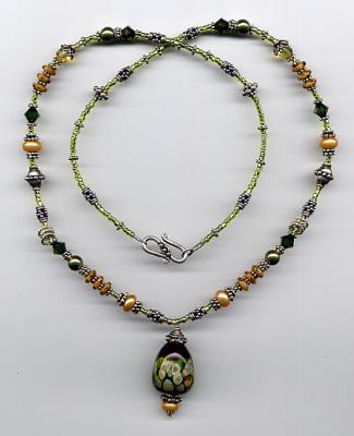 Hollow Bead Necklace  ~SOLD!~